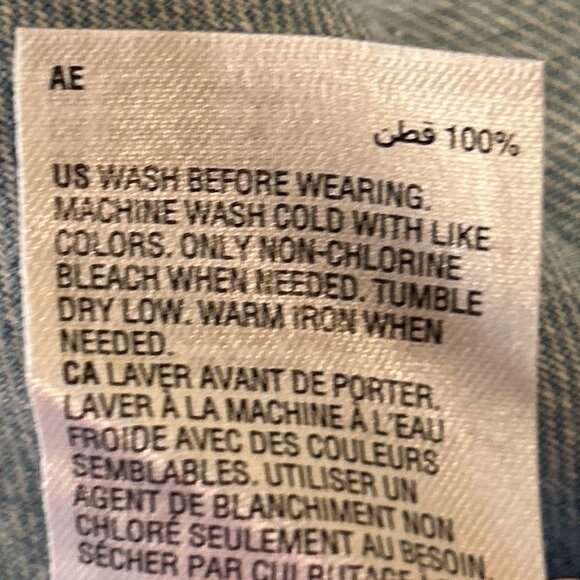 Sun + Stone Mens SZXXL Blue Jean Denim Patchwork Vest Street Style Western Retro - Picture 10 of 10